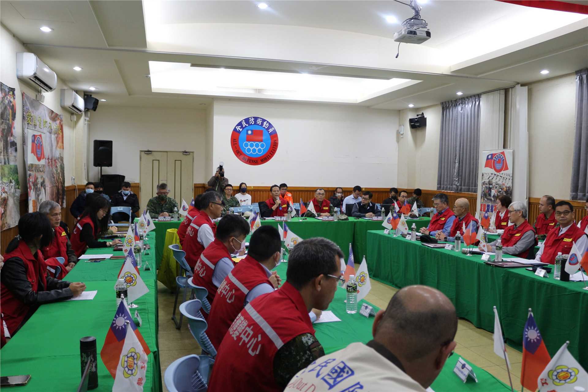 The 1st regular meeting on the three Civil Power Integration Coordination Councils (CPICC) as "Mobilization, Comprehensive Combat, Disaster Prevention" of Matsu region and County of 2023