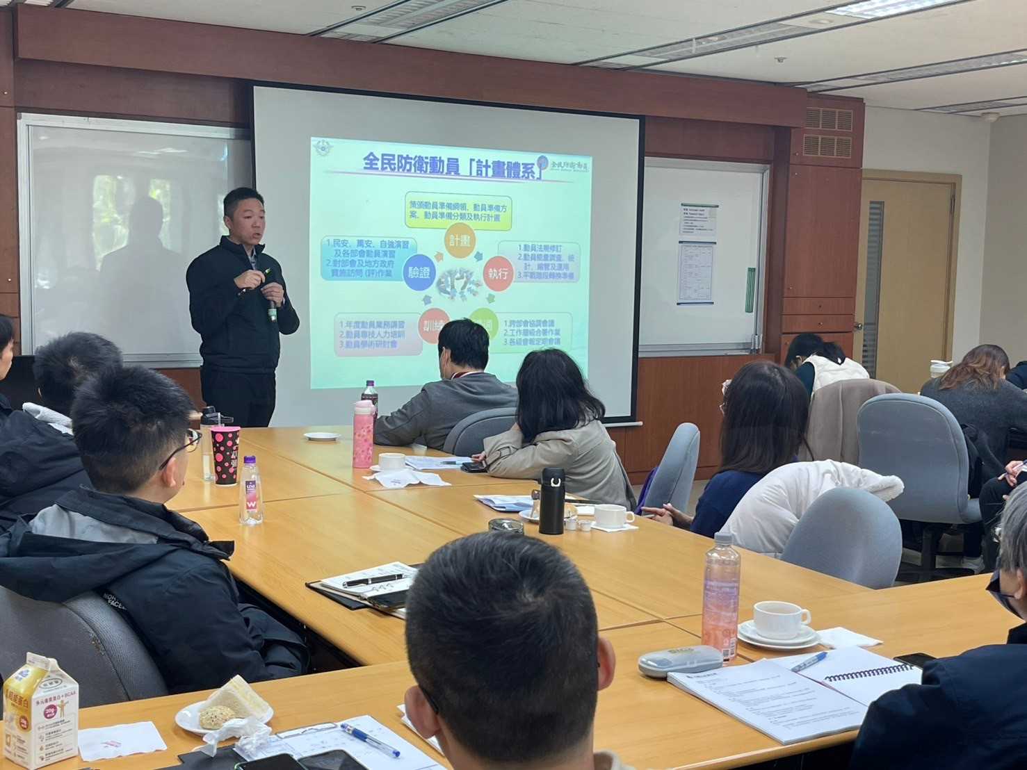 「全民防衛動員(民力徵用)機制」授課