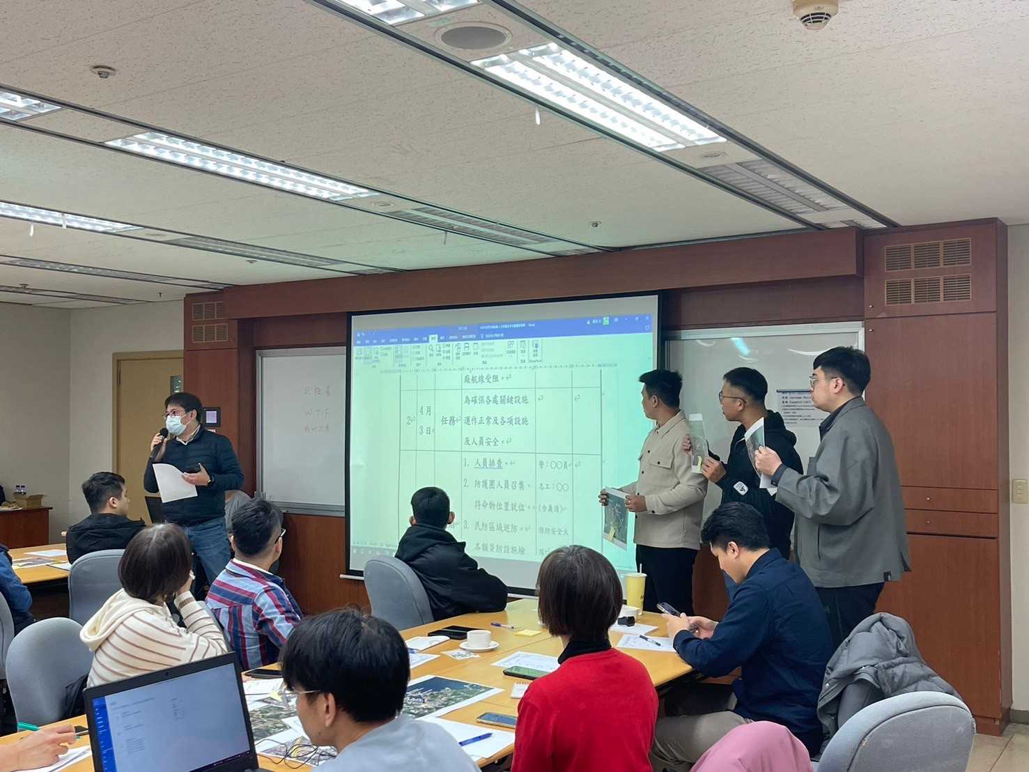 「狀況推演」學員研討