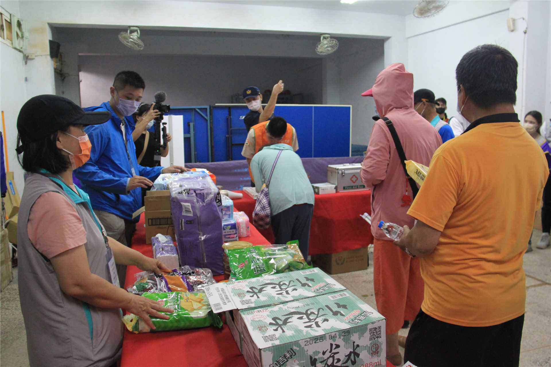 Relief stations setup exercise