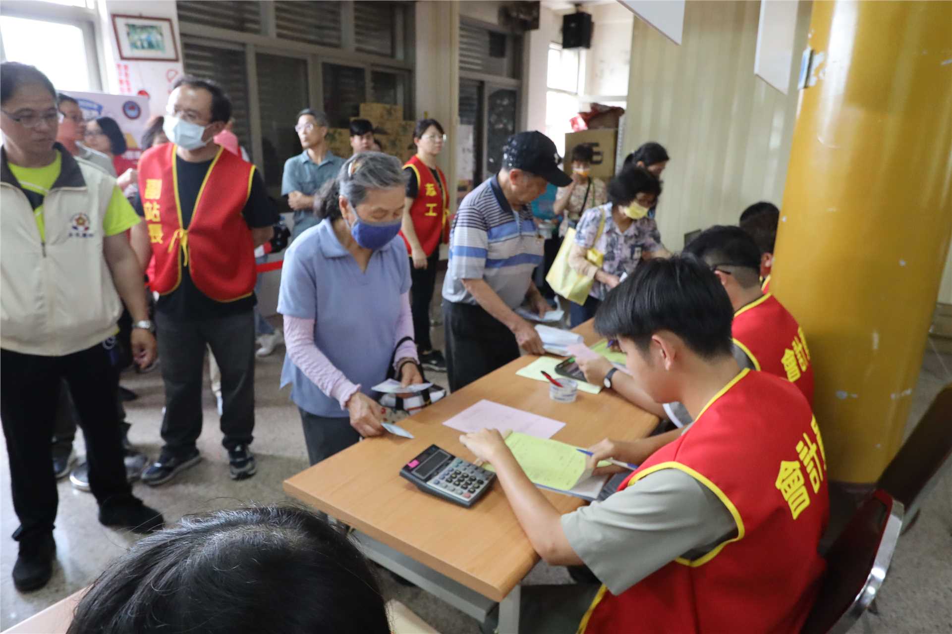 Livelihood rationing station establishment drill